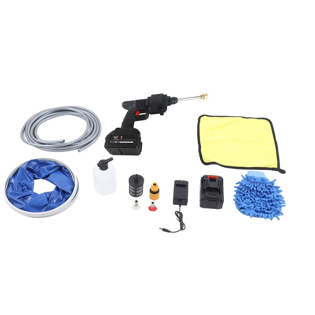 240W High Pressure Car Washer 21V 435PSI 20000mah Portable Cleaning Tool for Motorcycle Floor
