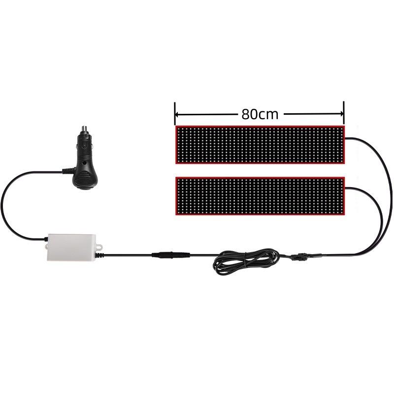 Дьявольский глаз грузовик лобовое стекло пульт дистанционного управления гибкий светодиодный глаз анимационный дисплей умная прокрутка сообщений мягкий светодиодный указатель