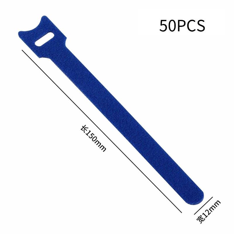 30/50/100 шт. Липучки, Органайзеры для силовых и дата-кабелей, Многоразовые стяжки