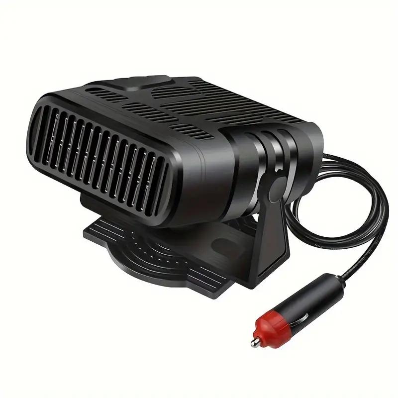 12V Car Heater 2 In 1 Air Cooler Fan Portable Defogger Defroster Heating Fan Windshield Dryer Demister Defroster Car Accessories