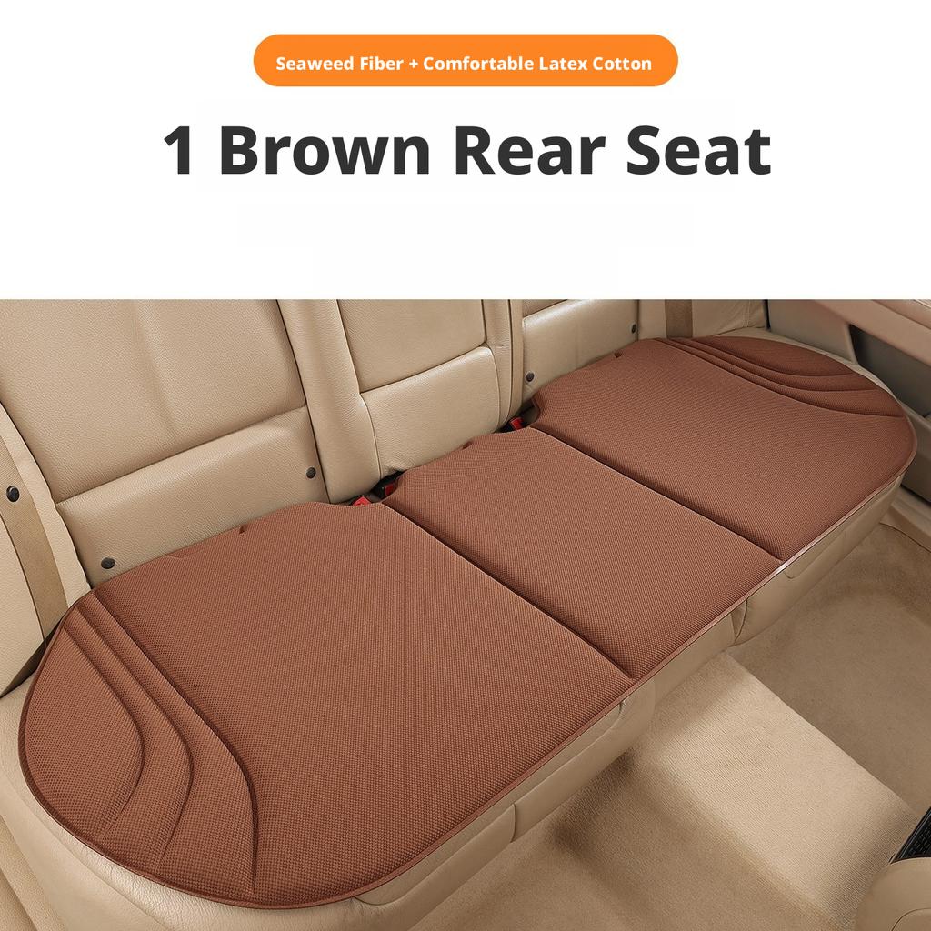 SEAMETAL Washable Car Seat Cushion Cover Breathable Fiber Non Slip Auto Seat Protector Pad Four Seasons Car Interior Accessories