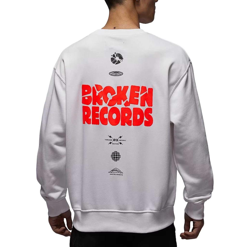 Jordan Мужская толстовка с круглым вырезом из флиса Brooklyn, с длинным рукавом, sweatshirt IQ2981-100