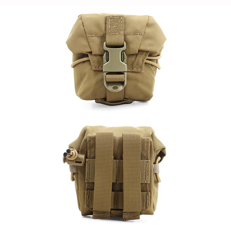 BEPAN Field Combat Mini FRAG POUCH Metal Bracelet Storage Kit MC Raw Material