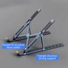 8 Gear Foldable Laptop Stand Holder Portable Notebook Support Base Adjustable Riser Cooling Bracket Laptop Cooler Accessories