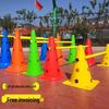 Square Hurdle and Cone Set: Multi-Sport Training Equipment with Marker Poles