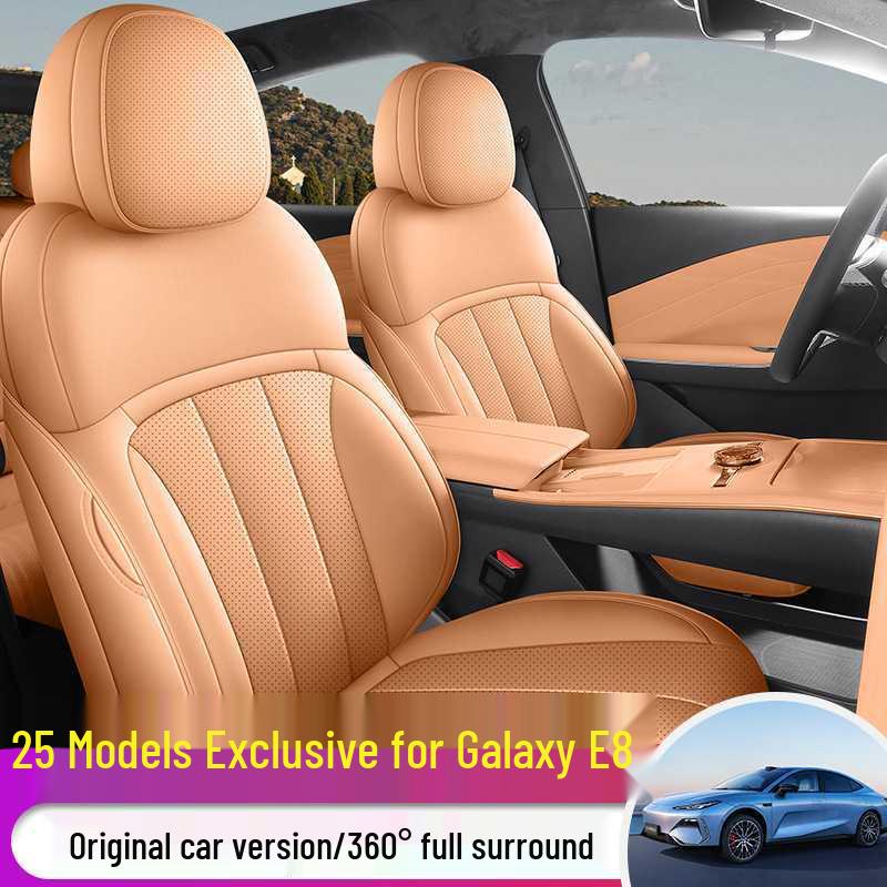 Geely Galaxy E8 25 Models Leather Car Seat Cushion - All-Season Full Surround Cover
