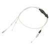 Motorcycle Dual Throttle Cable Better Performance High Strength for CG150CC 200CC 250CC Engine