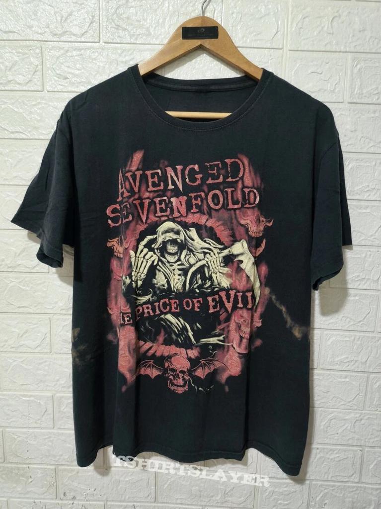 Avenged Sevenfold The Price of Evil 2011 Футболка с логотипом группы Высококачественная Роскошная Для мужчин и женщин Топ Y2k