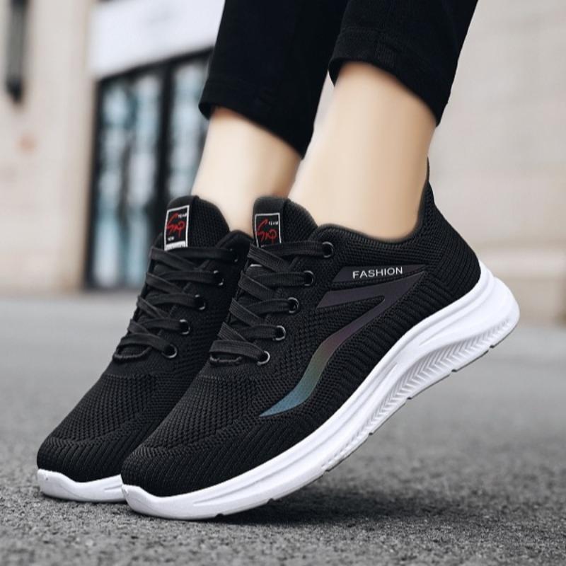 Женские сетчатые кроссовки Fly Knit, дышащие, универсальные, повседневные, спортивные, мамины туфли