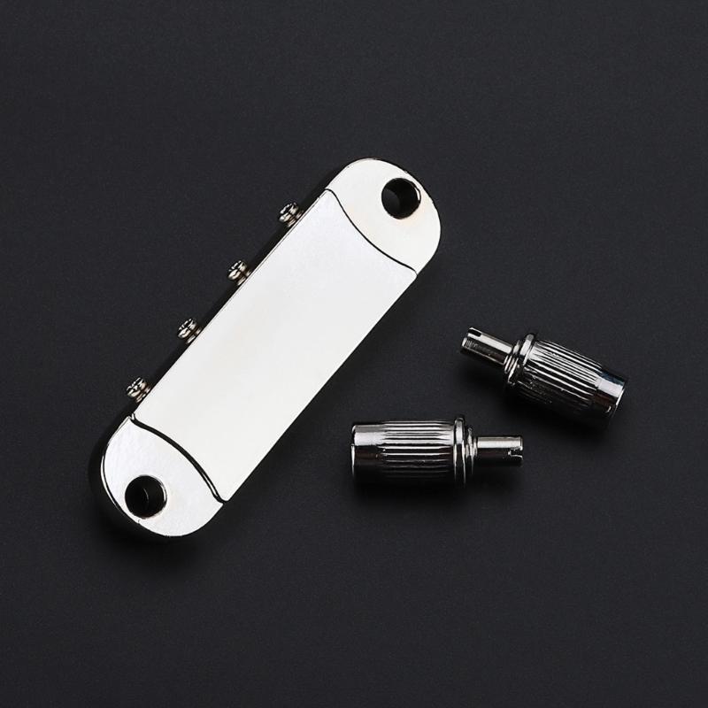 Professional Roller Saddles Guitar Bridge Replacement 4 String Guitar Bridge Roller Saddles Guitar Bridge Guitar Accessory