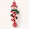 DIY Christmas Crochet Snowman Spiral Ornament Kit - Handcrafted Hanging Decoration Set for Holiday Crafting & Gift
