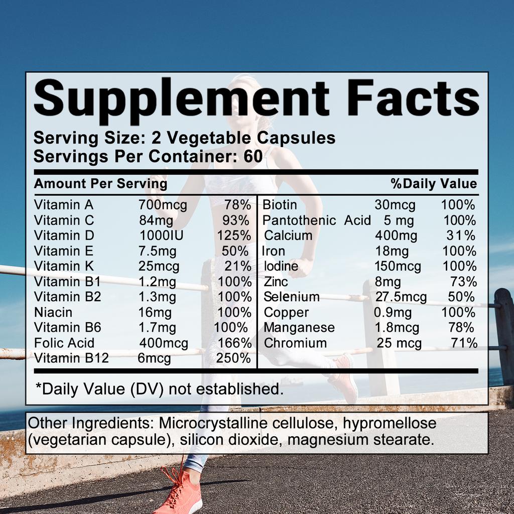Vitamin A, Vitamin C, Vitamin D, 120 Capsules Dietary Supplement