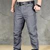 Мужские водонепроницаемые тактические брюки больших размеров, дышащие рабочие брюки с несколькими карманами, брюки-карго