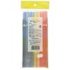 Yamato Bussan Multicolored Straws, 21cm FL, Bendable Colored Straws, Pack of 40