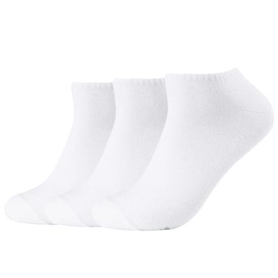 Skechers Мужские носки-подследники 3PPK, Унисекс белые носки