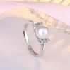 Chic Pearl Open Ring - Artistic and Sweet Style for Women