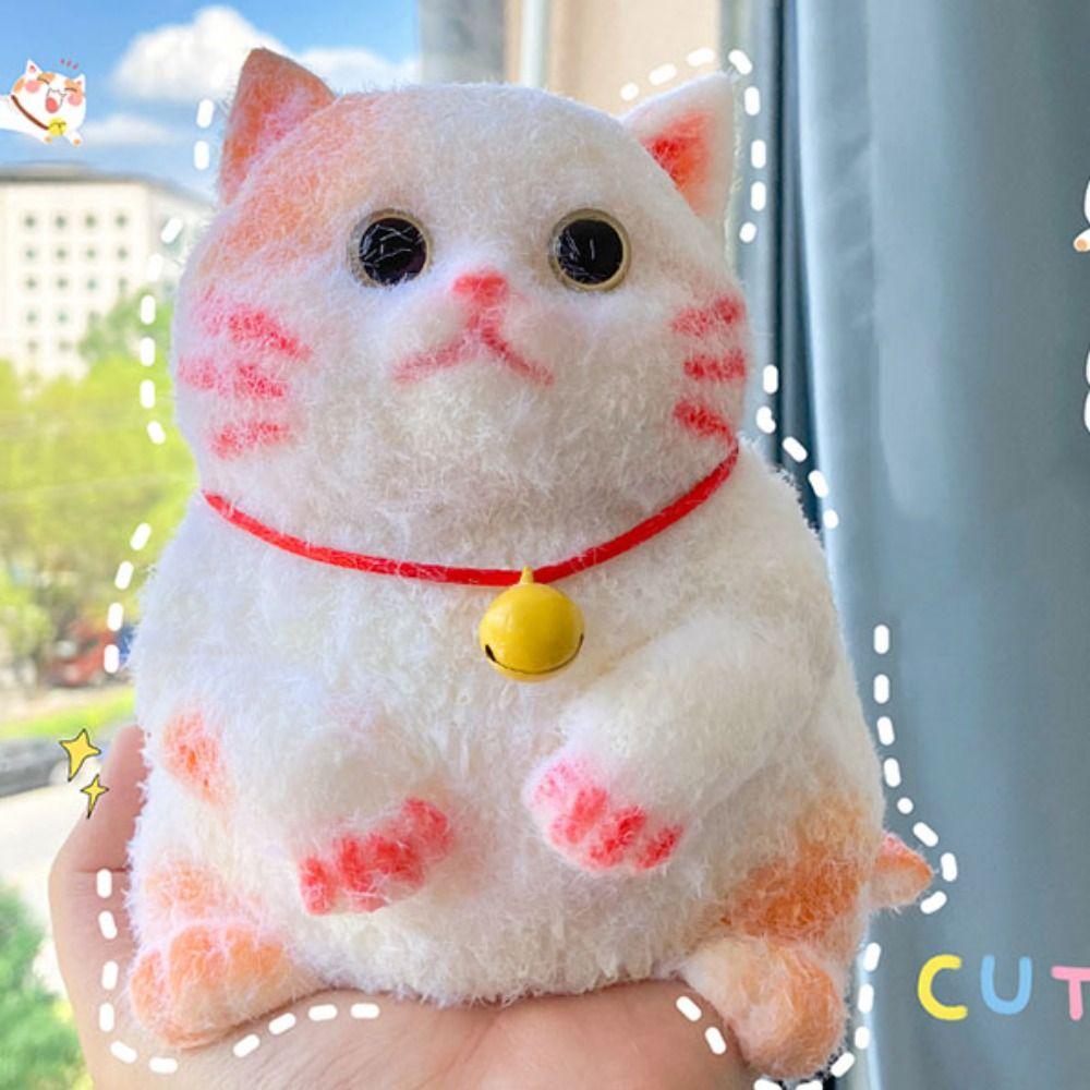 Мультяшная игрушка-симуляция для кошек, игрушка-фиджет для кошек, большая игрушка-кукла для кошек, мини-украшения