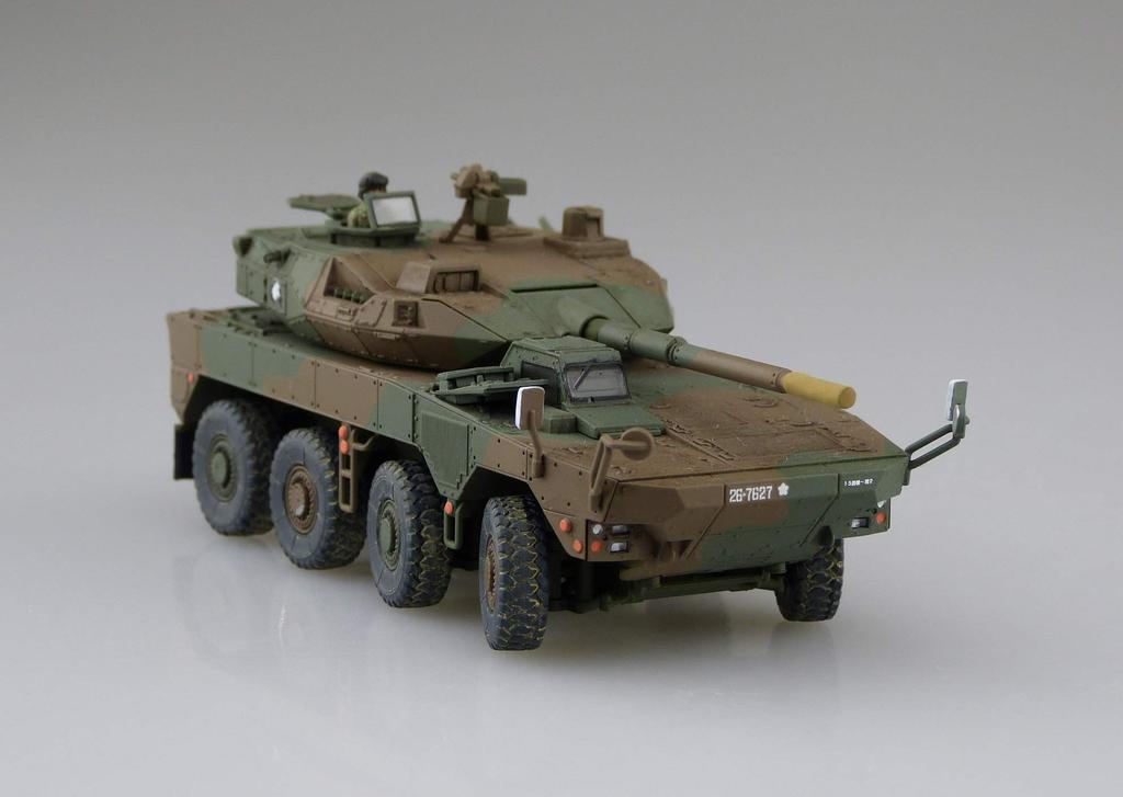 AOSHIMA Military Model Kit Series Ground Force Type 16 Mobile Combat Vehicle Quick Response Regiment Пластиковая модель 1/72 No.17 Self-Defence