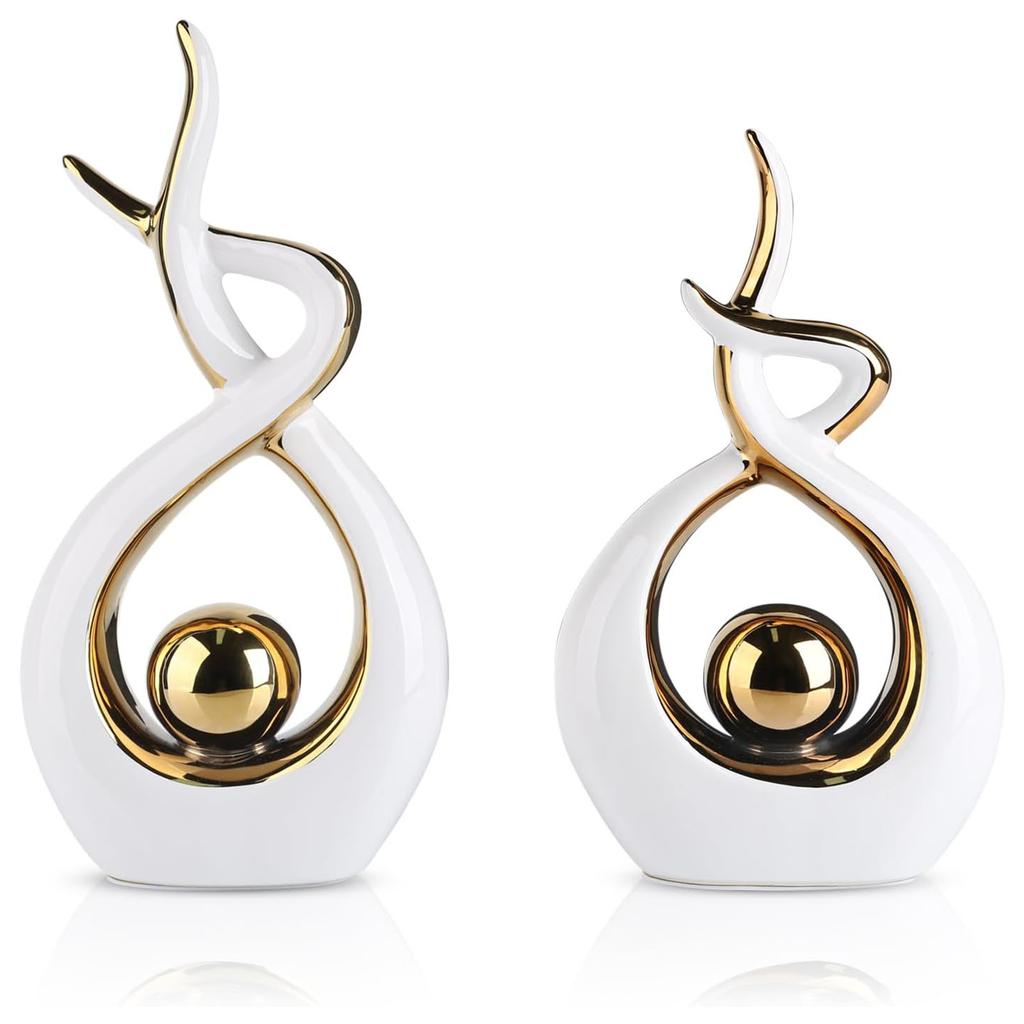 Украшение для дома Современное абстрактное искусство Керамическая статуя Украшение обеденного стола Столовая Офисное ядро Украшение гостиной Кофе