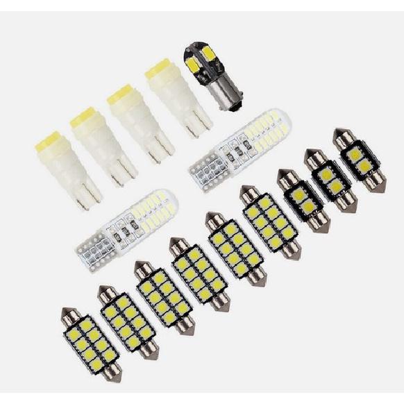 16Pcs/Set White Car LED Interior Reading Light Kit For VW Passat B6 12V