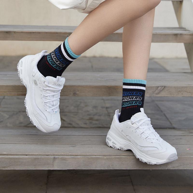 Skechers D'LITES Белые Женские 11959-WHT