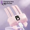 Wireless Hair Styling Tool Heated Root Lift Clip, LCD Display Volumizing Home Use Lifter 2 Temperature Adjustable Electric for Bangs, Flat Fine