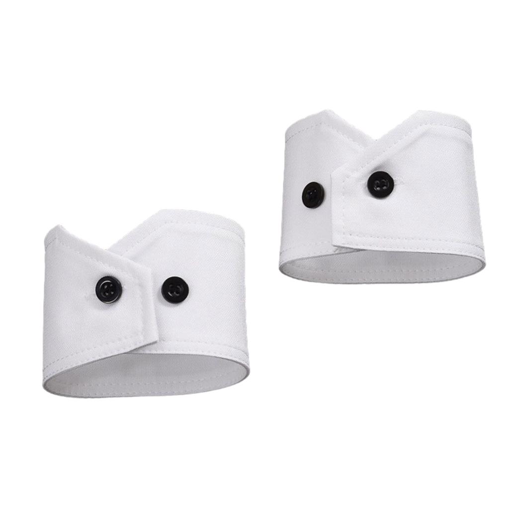 Съемный воротник-стойка для рубашки/манжеты на запястья для девочек, многослойный, регулируемый, декоративный, для женского свитера/рубашки/одежды