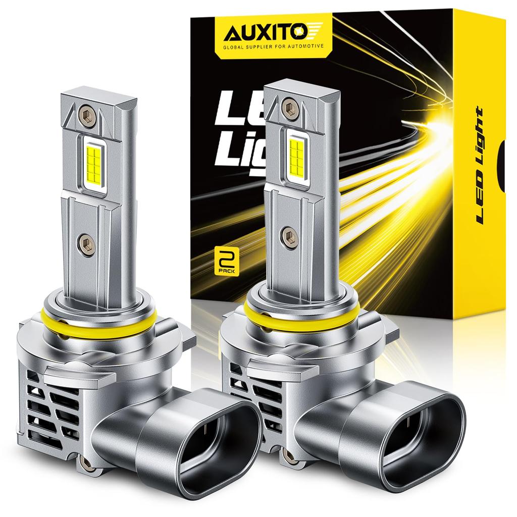 AUXITO 9005 HB3 LED High 16 LED 6x Vehicle Inspection Near OEM Halogen 6500K Compatible with 12V Easy Constant Current Long Cooling Instant Warranty