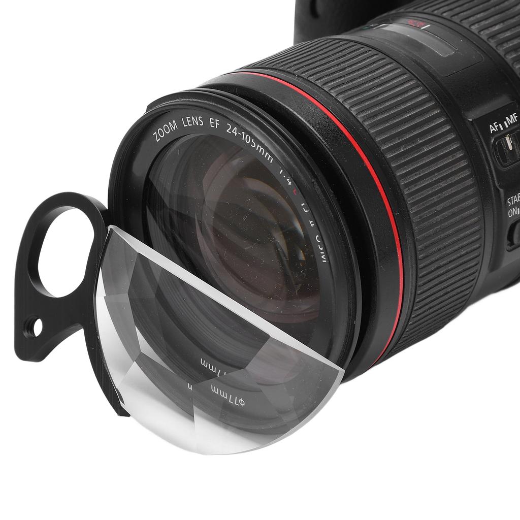 Handheld Kaleidoscope Filter Optical Glass Handheld Kaleidoscope Special Effects Filter  79mm Portable for SLR Camera
