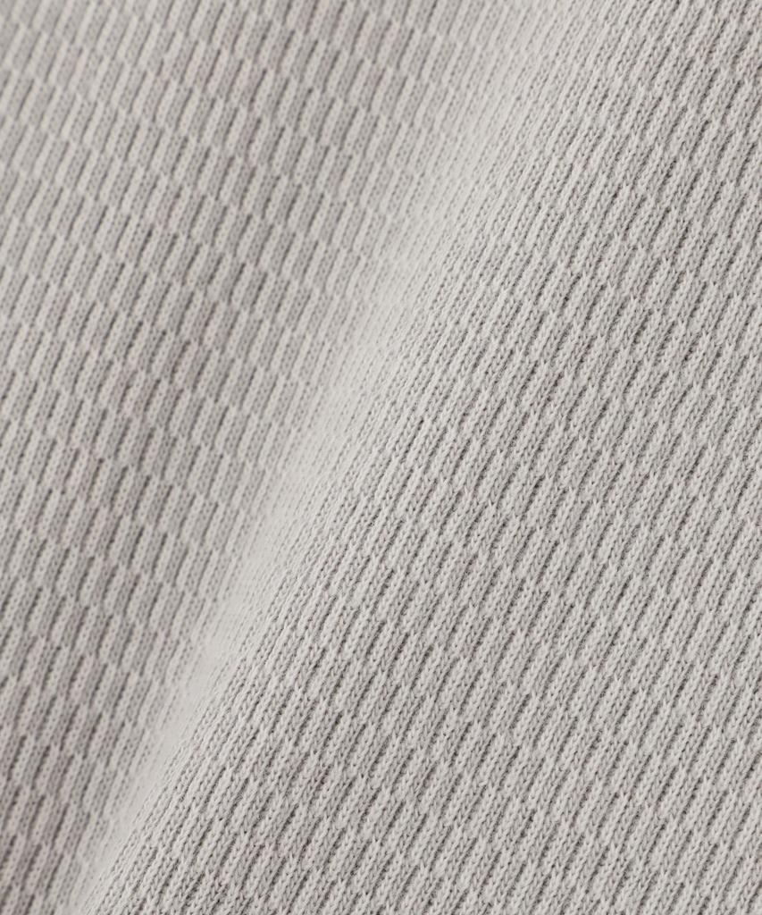 AVIREX FADE WASH HONEYCOMB WAFFLE T-SHIRT Men's M 023 light gray 783-5134010