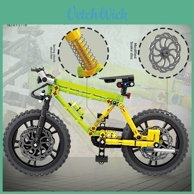 Mountain Bike Assembly Building Block Model Ornament Children Puzzle Toy For Boys And Giftgiving