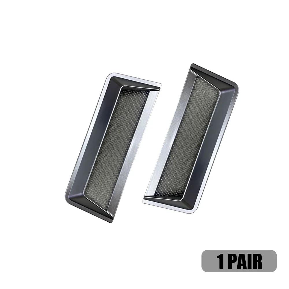 2pcs Universal Car Vent Badge Decal Car Grill Fender Decorative Sticker Car Air Outlet Styling Sticker Auto Exterior Accessories