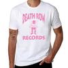Death Row Records Pink Version TShirt Sweat Resistant Workout Tee Shirt