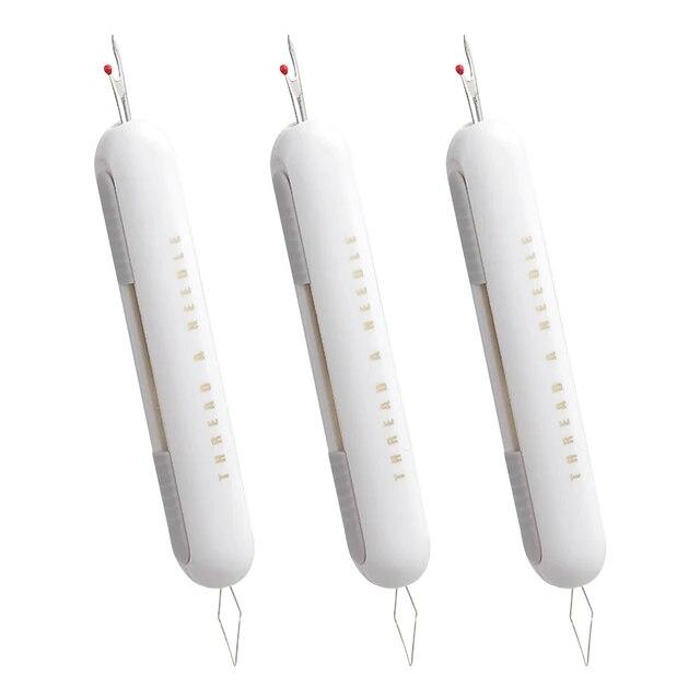 2 In 1 Needle Threaders Sewing Seam Rippers Stitching Remover And Threader Household Manual Sewing Tools Sewing Accessories