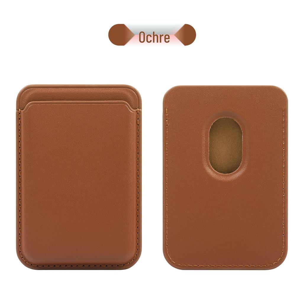 Кожаный картхолдер MagSafe для iPhone 17/16/15 - Прочный магнитный чехол