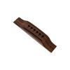 Acoustic Guitar Wood Rosewood Bridge Guitar Wood Bridge Guitar Saddles Nut Slotted with 6 Bridge Pins Easy to Install