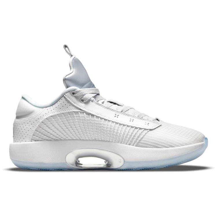 Air Jordan 35 Low White Metallic Silver Мужские кроссовки черные CW2460-100