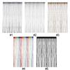 100cm X 200cm Silver Ribbon Thread Fringe Hanging Home Tassel Screen Door Divider for Wedding Party Hotel Living Room Restaurant