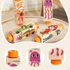 Twisting Toy Educational Puzzle Fine Skill Preschool Rotating Block Puzzles Game for