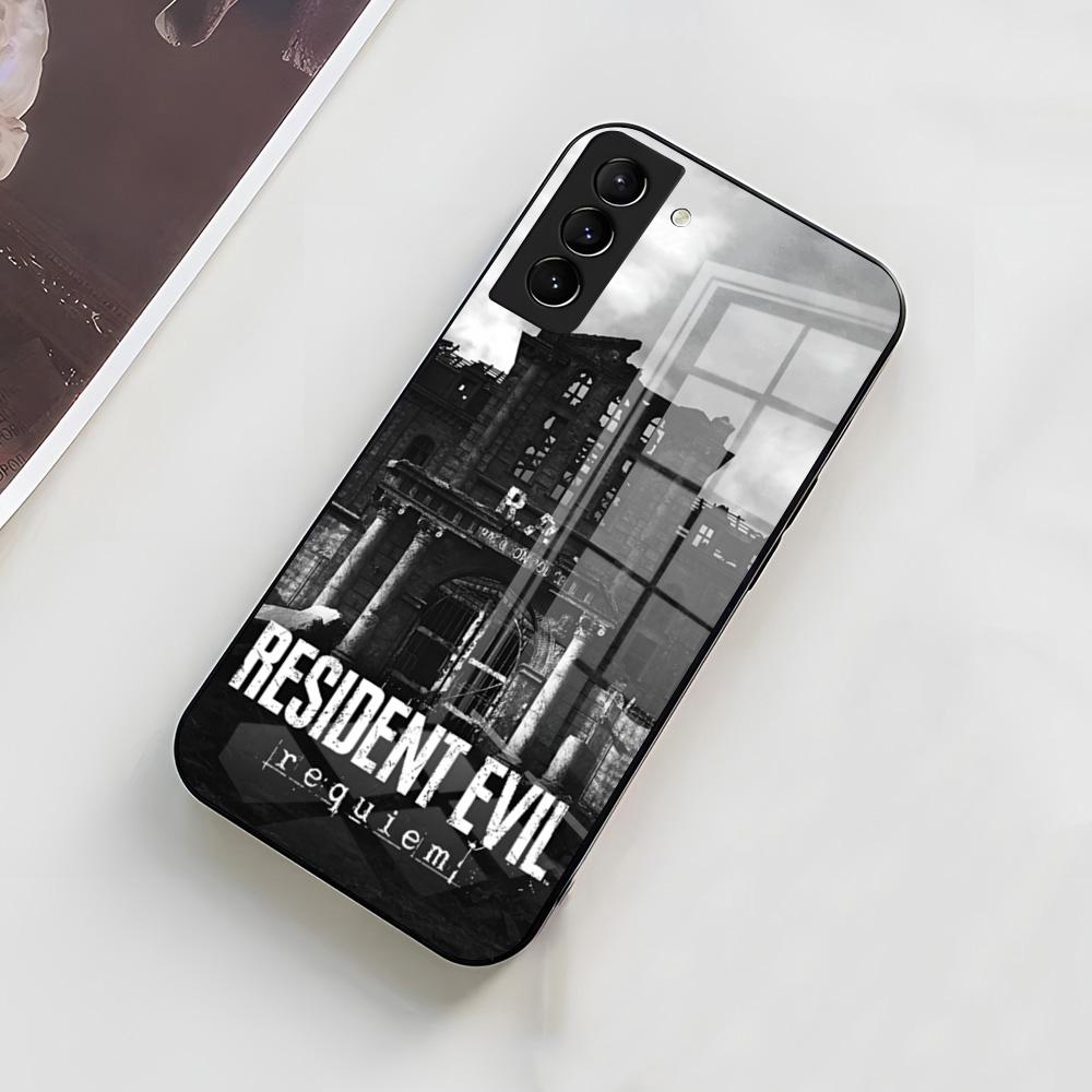 Игровой чехол для телефона R-Resident Evil-es Для Samsung A56 A36 A26 A16 A15 A25 A35 A55 A14 A34 A24 A54 Стеклянный чехол