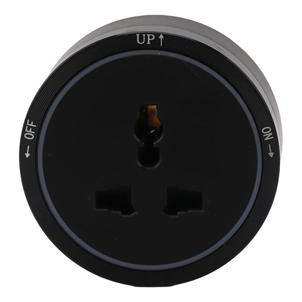 Electrical Outlet Track Socket Black Horizontal Removable Electrical Wall Extension Outlets Adapter