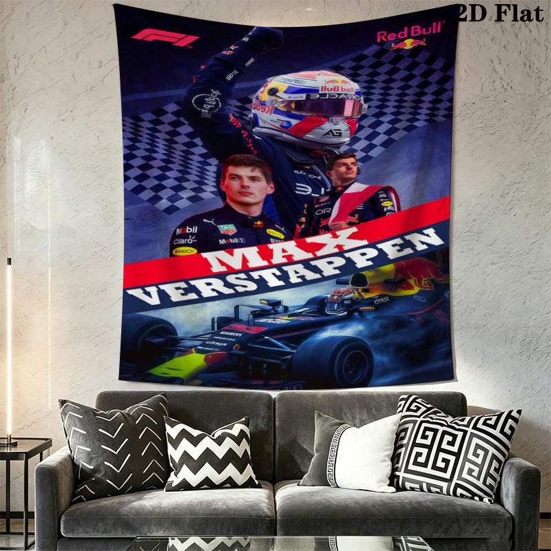 VER Red Bull Ace Wall Tapestry Aesthetic Wall Hanging Printed Fabric Blanket Decorative Tapestries for Bedroom Living Room Home Decor