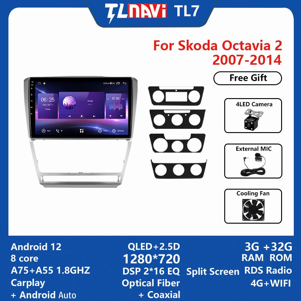 Skoda Octavia 2007-2014 Android Large Screen Navigator