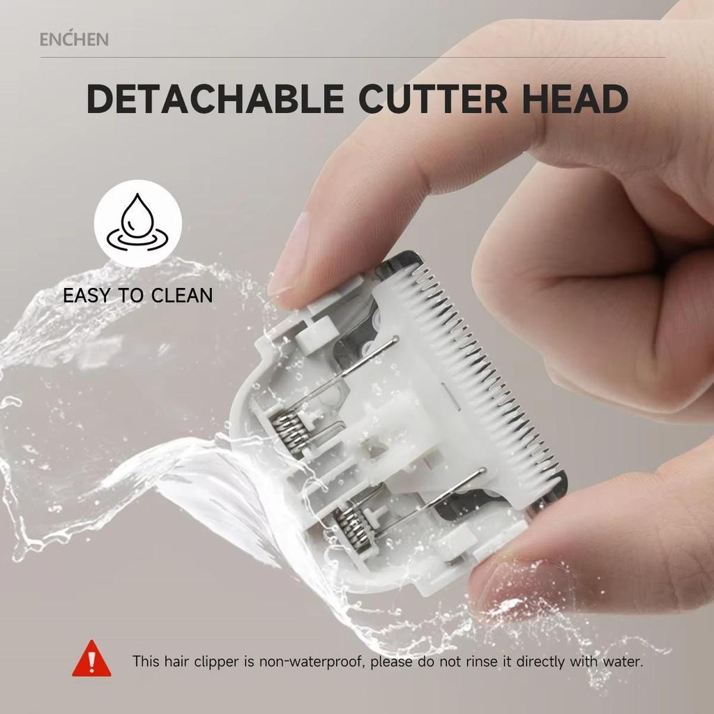 Xiaomi Машинка для стрижки волос ENCHEN Boost 2, машинка для стрижки волос, бритва для бороды, беспроводной регулируемый триммер для тела для мужчин