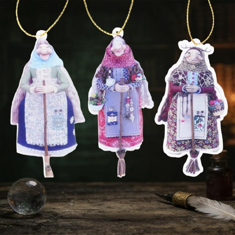 Очаровательная Кукла-талисман на удачу в кулинарии Ручная работа Кукла-ведьма для кухни Фигурка Куклы для кухни Подвесное украшение