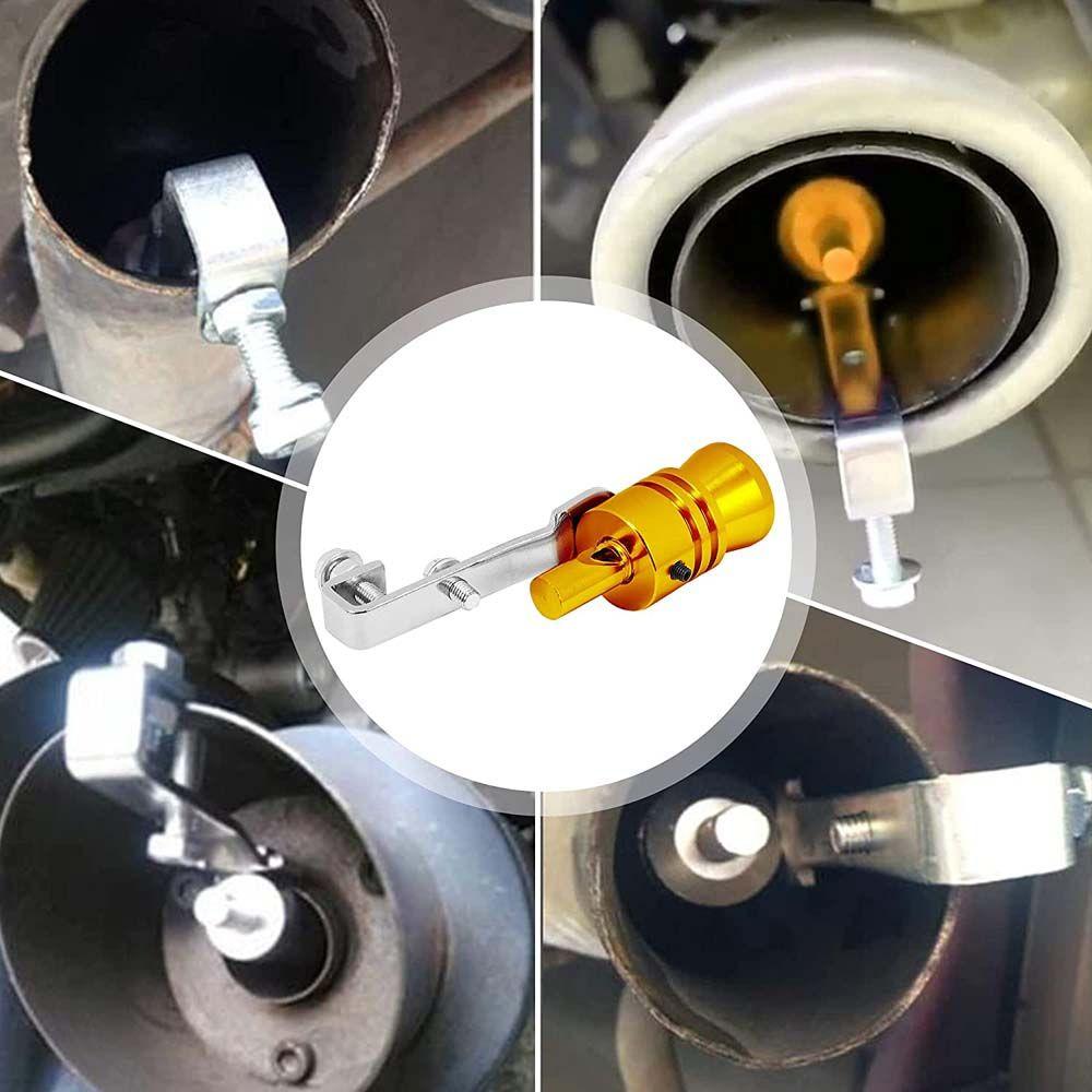 Exhaust Muffler Pipe Turbo Exhaust Pipe Car Blow Off Turbo Whistle Sound Muffler Blow Off Valve
