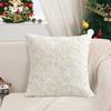 Наволочка Цветочная Вышивка Французский Стиль Скрытая Молния Квадратная Форма Декор Гостиной Спальни Автомобиля Дивана Подушка-Наволочка