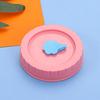 1/4Pcs Plastic Leak-Proof Food Storage With Straw Hole Canning Lids Jar Caps Mason Jar Lids