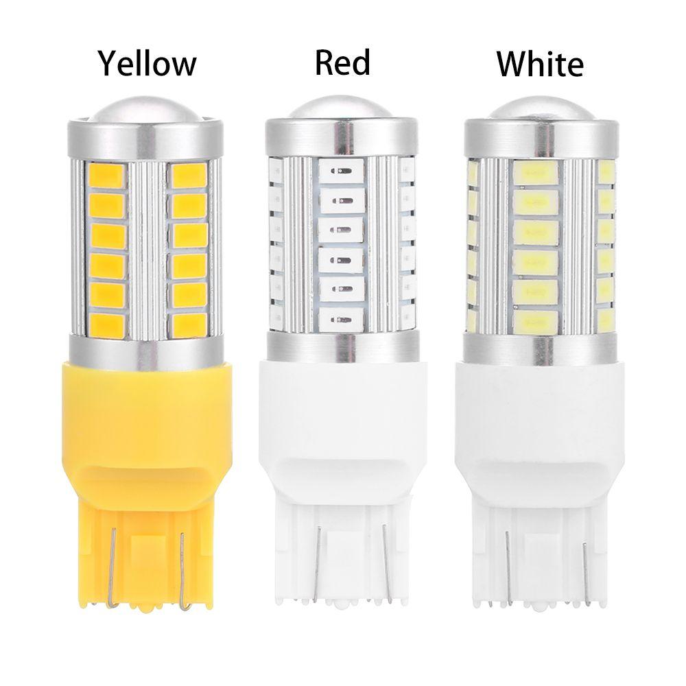 White Red Yellow Turn Signal 5730 LED Bulbs 33SMD T20 W21/5W 7443 Car Backup Reverse Light