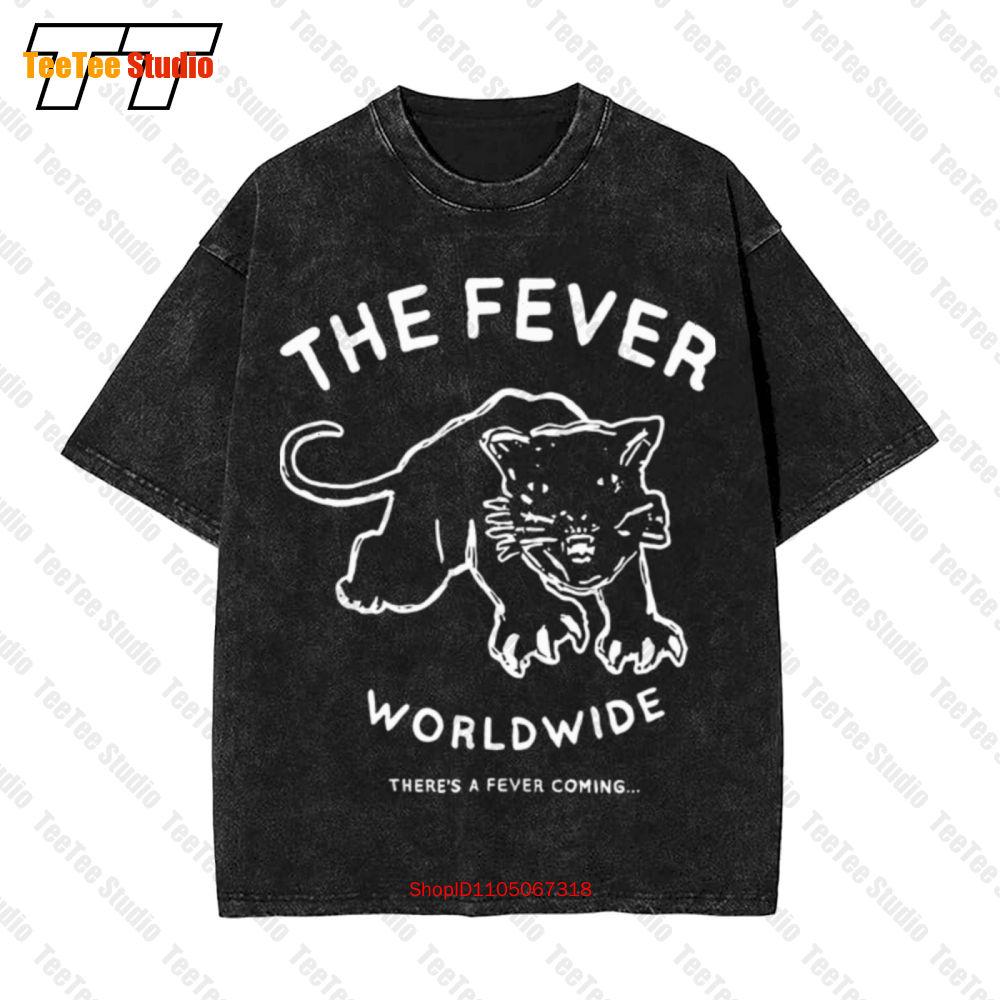 The Fever 333 Panther Worldwide Logo Vintage Oversized T-Shirt IBZZ